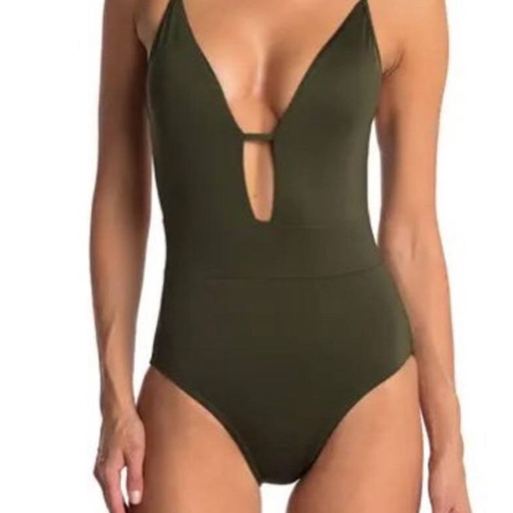 Becca by Rebecca OnePiece Swimsuit Green S